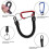 Pêche Cordons,6Pièces Sécurité Elastique Corde,Multicolor Cordes De Pêche Bateau,Sécurisé Rétractable Spiralé Tether avec 3