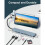 Διανομέας USB-C OTBACT - 8 σε 1 - Αλουμινίου - 4 θύρες USB - Αναγνώστης καρτών SD/TF 2