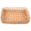 Handwoven Rectangular Rattan Basket for Farmhouse Fruit and Snacks 6