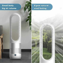 Ventilator zonder bladen - Meerkleurig - 45 cm - Afstandsbediening - Stil - Timer van 8 uur