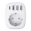 EU/UK-Reiseadapter – 4 USB-Anschlüsse – Weiß – Voltman 1