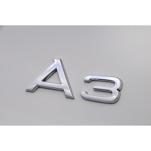 Chromen Audi A3 kofferbaklogo auto-embleem 1
