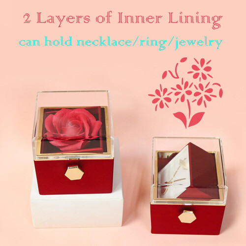 Jewelry Box Valentines Day Romance Gift Featuring Visible-Red 2