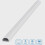 Aluminum Cable Channel, 75cm, Wall Mount, White 1