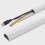 Aluminum Cable Channel, 75cm, Wall Mount, White 3