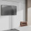 Aluminum Cable Channel, 75cm, Wall Mount, White 4