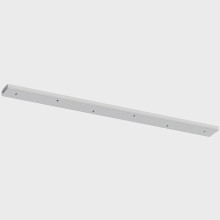 Kábelrendező csatorna, 75x6x2 cm, fehér PVC