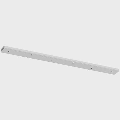 Cable Management Channel, 75x6x2 cm, White PVC