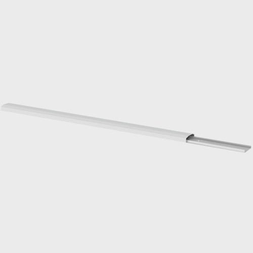 Cable Management Channel, 75x6x2 cm, White PVC 2