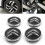 Set van 4 zwarte Citroën 60mm wieldoppen MS47 FR 1
