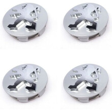Juego de 4 tapacubos de repuesto para Peugeot 107, 108, 206, 207, 308, 307, 508, 2008, 60 mm, centros/tapas de buje de rueda de automóvil