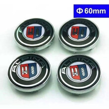 4 pyörän keskikapselin sarja, korvaa BMW ALPINA 60 mm vanteille