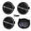 juxinchang - 4x 75MM CE AMG Μαύρο με Γνήσιο Λογότυπο Κεντρικά Καπάκια Τροχού με Έμβλημα Τ 1
