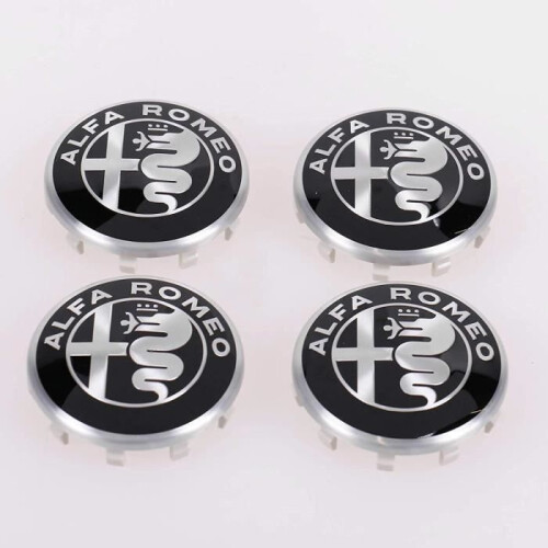Κεντρικά καπάκια τροχών 4 τεμαχίων για Alfa Romeo Giulia Stelvio OE 60mm, κεντρικά καπάκια ζά