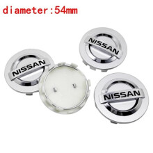 Κεντρικά καπάκια τροχών 54mm για Nissan Qashqai Tiida Almera Altima Teana X-Trail, 4 τεμάχια