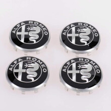 Κεντρικά καπάκια τροχών 4 τεμαχίων για Alfa Romeo Giulia Stelvio OE 60mm, κεντρικά καπάκια ζά