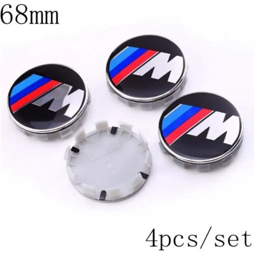 Κατάλληλο για 4 κεντρικά καλύμματα τροχών BMW M 68 χιλιοστών
