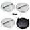 juxinchang - 4x 75MM CE AMG Ασημί Γνήσιο Λογότυπο Κεντρικά Καπάκια Τροχού Έμβλημα Τροχού 1