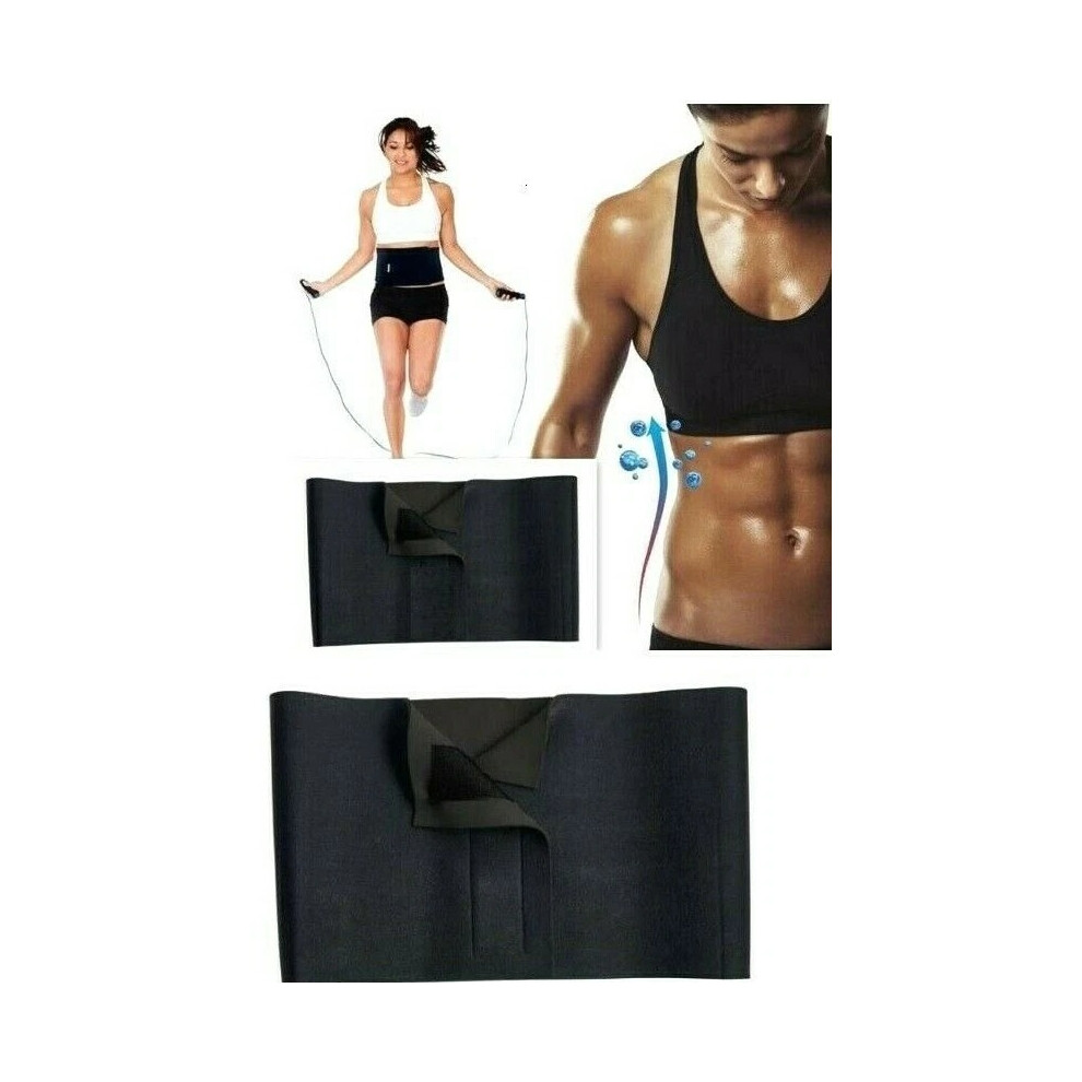 Photos - Other Trainers Neoprene Slimming Waist Belt Sweat Fat Cellulite Sauna Belly Burner Back Support