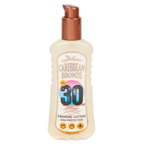 Caribbean Bronze 30 Spf Tanning Accelerator Lotion 200Ml