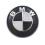 BMW-logo zwart-wit 68 mm wieldop velgembleem 4