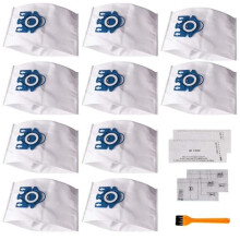 Set of 15 Miele GN AirClean 3D compatible vacuum cleaner bags - Classic C1 / Complete C1-C3 / S2-S8