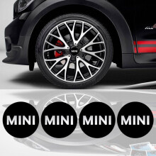 Mini Cooper 4 coprimozzi 54mm centro ruota cerchio Nuovo