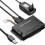 Adattatore USB per hard disk, da USB 3.0 a IDE/SATA, cavo USB da 1 m per HDD/SSD IDE/SATA da 2,5" e 3,5". 1