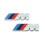 2 τεμάχια ασημί σήμα με το λογότυπο M Performance BMW E36 E39 E46 E90 E60 E30 E34 F10 F20 F30 4
