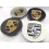 4 x καλύμματα πλήμνης τροχών 76 mm για στάνταρ Porsche Cayenne, χρυσό γκρι 5