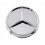 Νέα 4 τεμάχια 75 χιλιοστών λογότυπο Star Benz ασημένια καλύμματα κέντρου τροχού έμβλ 4