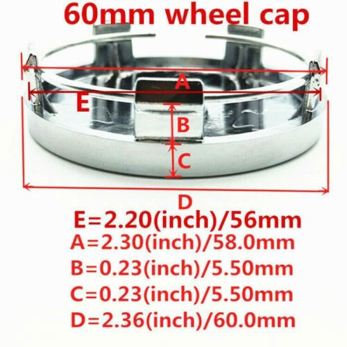 Κεντρικό καπάκι τροχού - Alfa Romeo - 60mm - Σετ 4 τεμαχίων - ABS + Αλουμίνιο - Πολύχρωμο 1