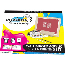 Daler-Rowney System 3 Screen Printing Water Based Set