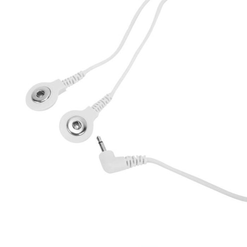12 τεμάχια καλώδιο ηλεκτροδίου κουμπιού DC2.5mm: Για ψηφιακές μηχανές μασάζ TENS, σταθ 1
