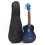 Artisan Handcrafted Ukulele - 4 String -Blue Sunburst 2