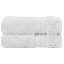 (White) 2Pack Luxury Face Cloths Flannels 800GSM 100% Premium Egyptian Cotton Super Soft Washcloths High Absorbent Quick Dry Hotel Quality Face Towels