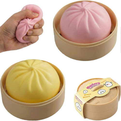 2 τεμάχια Squishy Dumpling Mystery Dumpling Squishy, Παιχνίδι ζυμαρικών για ανακούφιση από το
