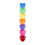 Σετ μαρκαδόρων 7 χρωμάτων 3D σε σχήμα καρδιάς, μαρκαδόροι συνολικού μήκους 8' 1