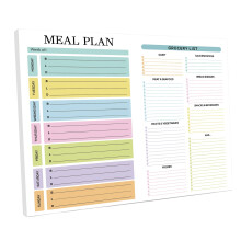 Magnetic Weekly Meal Planner Notebook with 52 Sheets For-Type A