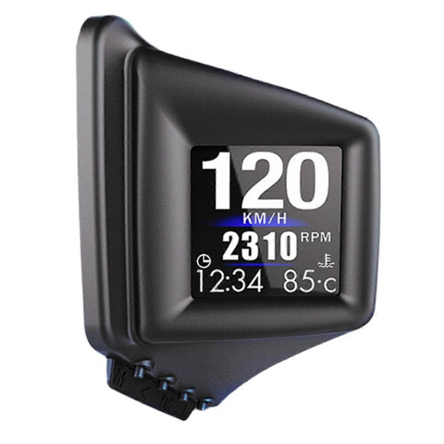 OBD+GPS Οδήγηση αυτοκινήτου A401 Ενδείξεις Ταχύμετρου Πίεσης Λαδιού Θερμοκρασία