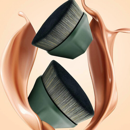 Πινέλο Foundation, Πινέλο Kabuki, Υγρό Foundation High Density Soft Concealer Powder, Υγρό Μείγμα, Κρεμώδε 1
