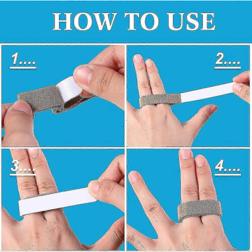τεμάχια λουράκια δακτύλων Buddy Tape No Slip Hook Loop Finger Straps, επαναχρησιμοποιήσιμα υ 1