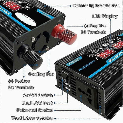 Μετατροπέας καθαρού ημιτόνου 12V 220V Μετατροπέας καθαρού ημιτόνου 4000W  Μετα 1