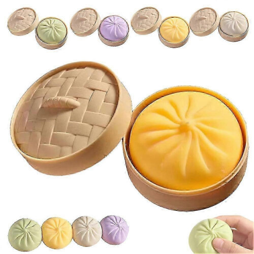 Σετ Giant Dumpling Squishy 4PCS, μαλακά ελαστικά παιχνίδια ανακούφισης από το στρες με σ 2
