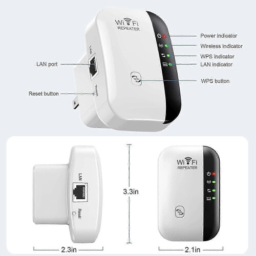 Τελευταίου Μοντέλου, Ταχύτερη Επέκταση Wifi, Επαναλήπτης Wifi, Ενισχυτής Wifi, Καλύ 1
