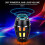 Ηχείο LED με φλόγα, εξωτερικά ηχεία Bluetooth, επιτραπέζια λάμπα με φλόγα μουσικής 2
