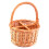 Wicker Round Cutlery or Glass Drinks Basket 2