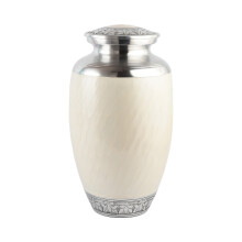 Companion Cremation Ashes Urn for Two Adults White