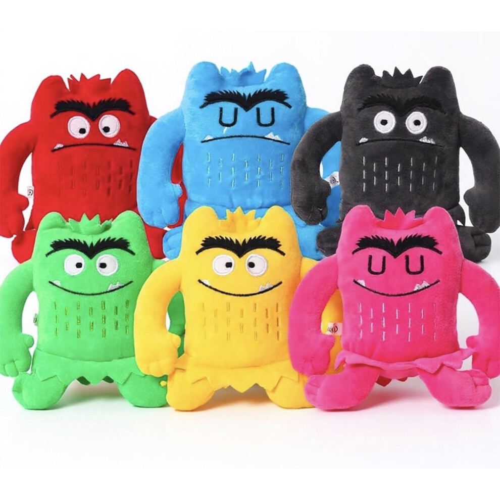 Ziofy 6Pcs Emotional Soft Stuffed Monster Plush Toys