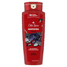 Old Spice Douchegel voor Mannen, Nightpanther, Langdurige Schuim, 473 Milliliter